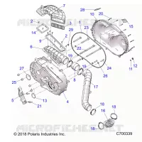 SYSTÃˆME DE TRANSMISSION, CLUTCH COVER AND DUCTING