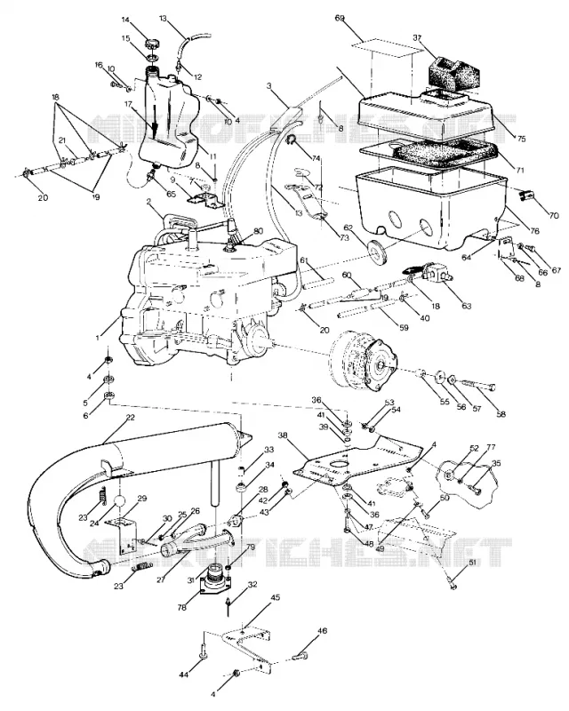 SUPPORT MOTEUR Sport and Sport GT (4915451545017A)