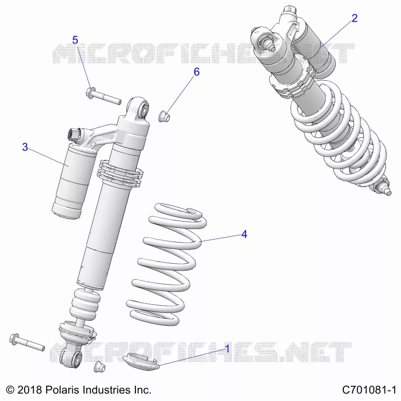 SUSPENSION, AMORTISSEUR AVANT MOUNTING