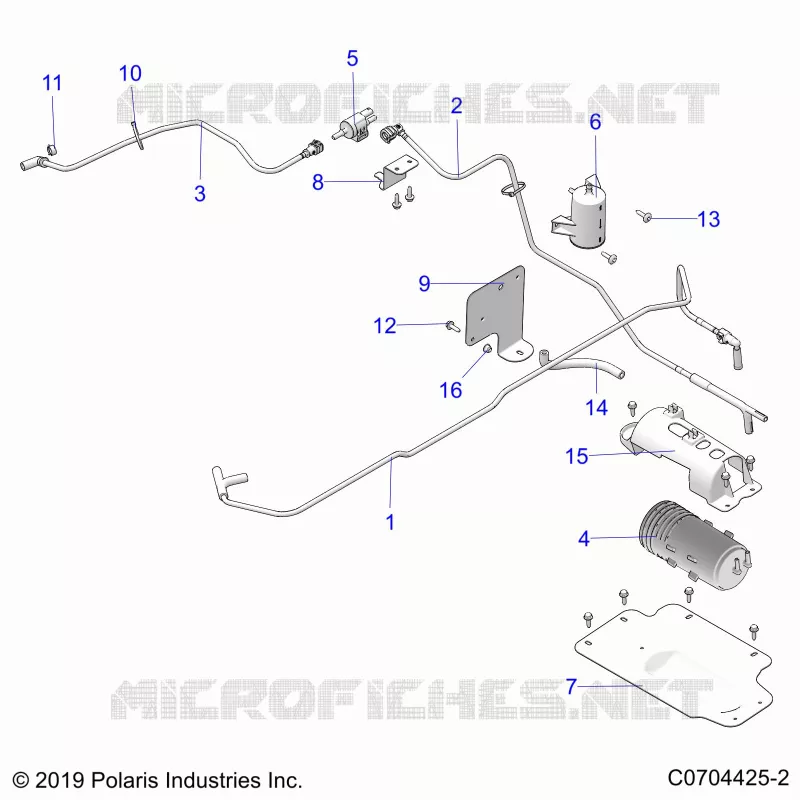 SYSTÃˆME D'ALIMENTATION, FUEL TANK EVAP, CANISTER AND LINES