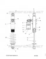 SUSPENSION, AMORTISSEUR ARRIERE TRACK, VELOCITY