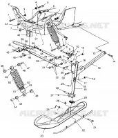 SUSPENSION AVANT AND SKI 440 XCR SP X951660 (4932833283B002)