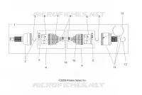 SYSTÈME DE TRANSMISSION, ARBRE DE TRANSMISSION ARRIERE
