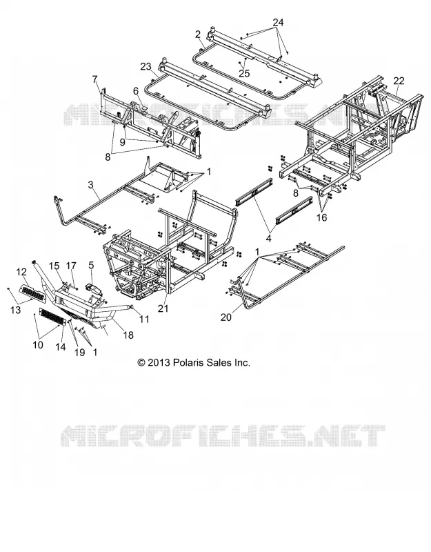 CHASSIS, CADRE AND FRONT BUMPER