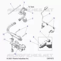 SYSTÃˆME D'ALIMENTATION, RAIL, LINES AND THROTTLE BODY