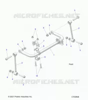 SUSPENSION, FRONT BARRE STABILISATRICE