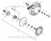 EMBRAYAGE DE TRANSMISSION XPLORER 300 W97CC28C (4939813981C002)