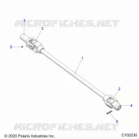SYSTÃˆME DE TRANSMISSION, FRONT PROP SHAFT