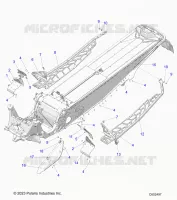 CHASSIS, PROTECTION D'EMBRAYAGE, FOOTRESTS, AND RUNNINGBOARDS