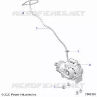 SYSTÃˆME DE TRANSMISSION, GEARCASE MOUNTING, FRONT