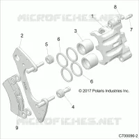 FREIN AVANT CALIPER