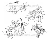 ELECTRICITE/FEU ARRIERE ASSEMBLY  4X4 400L W948140 (4926772677C009)