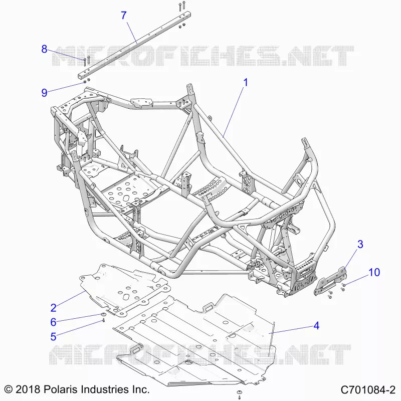CHASSIS, MAIN FRAME AND SKID PLATE