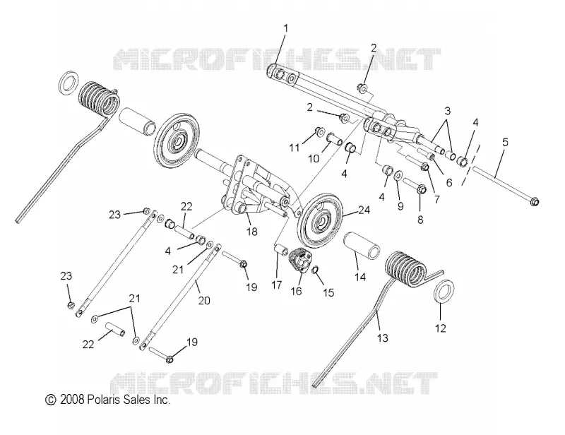 SUSPENSION, BRAS DE SUSPENSION ARRIERE