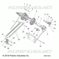 SUSPENSION, BRAS DE SUSPENSION ARRIERE