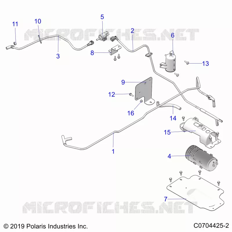 SYSTÃˆME D'ALIMENTATION, FUEL TANK EVAP, CANISTER AND LINES