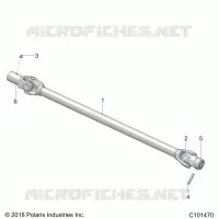 SYSTÃˆME DE TRANSMISSION, PROP SHAFT, FRONT