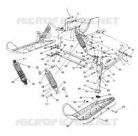 SUSPENSION AVANT AND SKI XLT/0930767,XLT SP/0930667    XLT SKS/0930567 (4923012301011A)