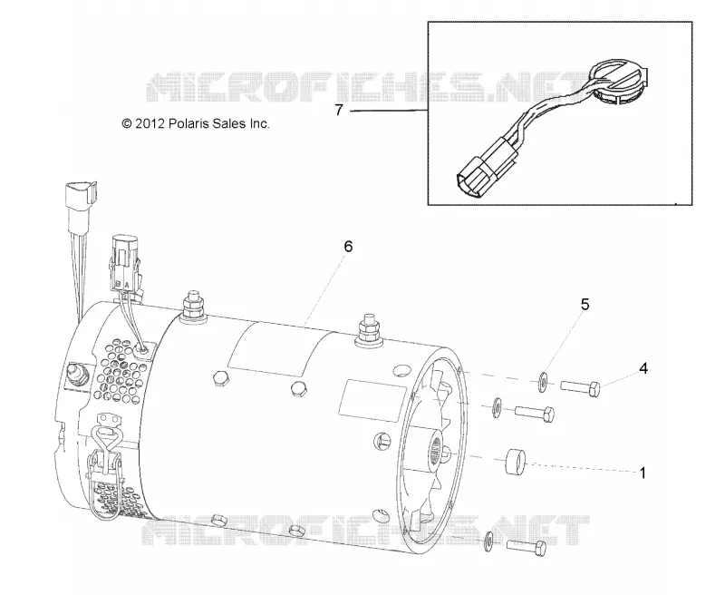 DRIVE LINE, MOTOR, 7.0 HP HD