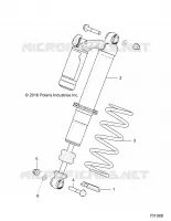 SUSPENSION, AMORTISSEUR AVANT MOUNTING