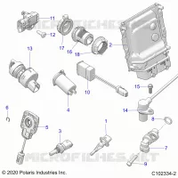 ELECTRICITE, SWITCHES, SENSORS, ECU AND CONTROL MODULES