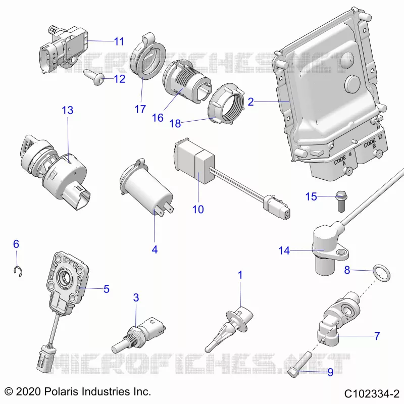 ELECTRICITE, SWITCHES, SENSORS, ECU AND CONTROL MODULES