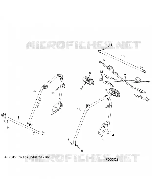 CHASSIS, CAB CADRE