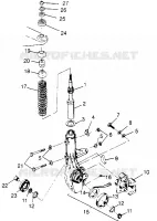 JAMBE DE FORCE AVANT XPLORER 300 W969130 (4935903590B005)