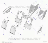 CARROSSERIE ARRIERE STORAGE COMPARTMENTS