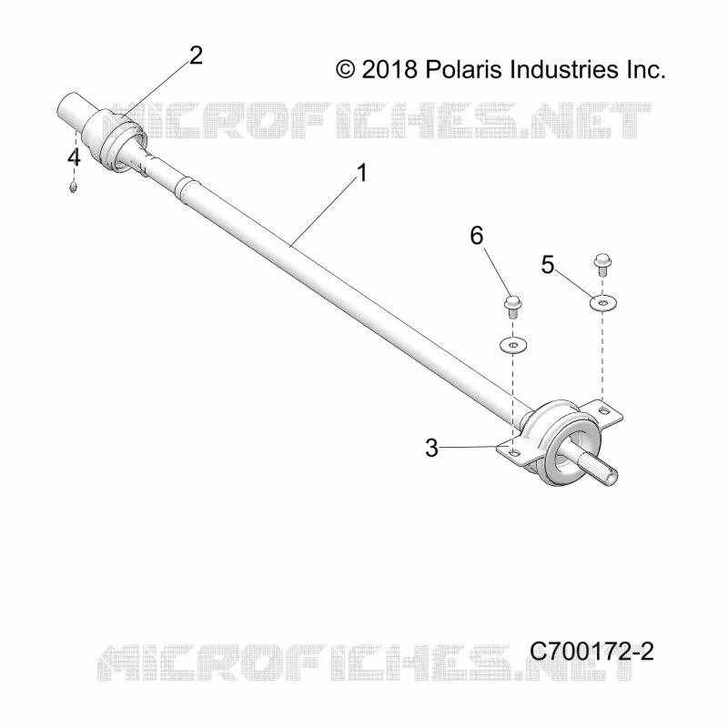 SYSTEME DE TRANSMISSION, REAR PROP SHAFT