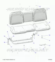 SIEGE ASM. REAR
