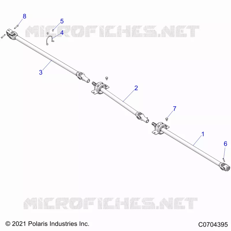 SYSTÃˆME DE TRANSMISSION, PROP SHAFT