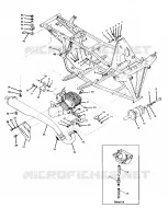 SUPPORTS MOTEUR ET ECHAPPEMENT 250 2X4 / W927527 (4922862286005A)