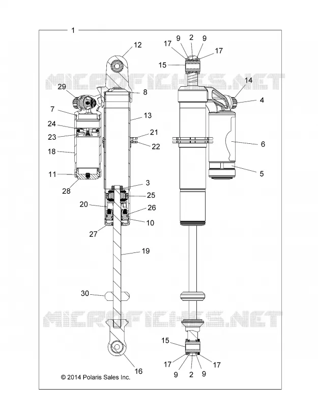SUSPENSION ARRIERE SHOCK