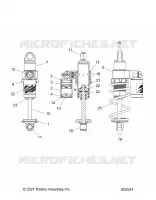 SUSPENSION, AMORTISSEUR AVANT TRACK, VELOCITY 7045536