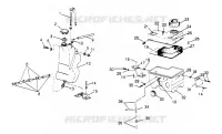 RESERVOIR D'HUILE / BOITE A AIR 500 CARB 0962764, 500 CARB SKS 0962564,  500 CA (4931873187C010)