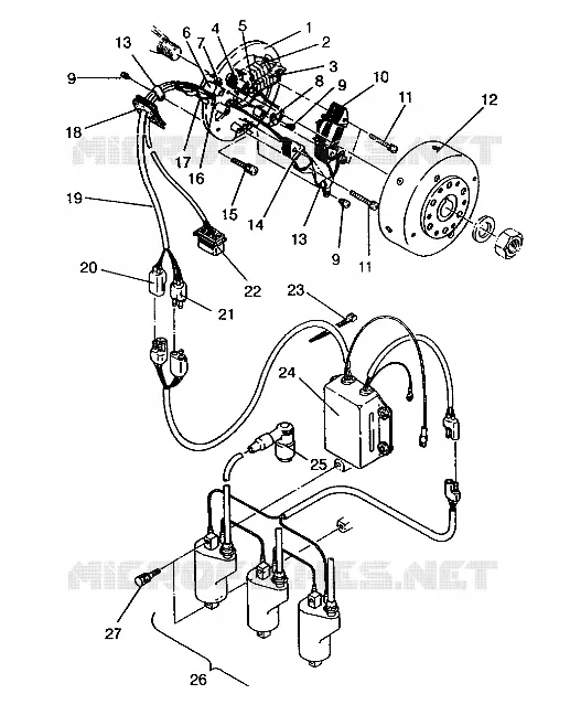 STATOR ASSEMBLY RXL TOURING E940869 (49274327430040)