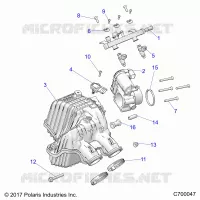 ENGINE, PRISE D'AIR MANIFOLD