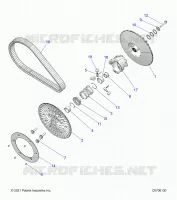 SYSTÃˆME DE TRANSMISSION, SECONDARY CLUTCH