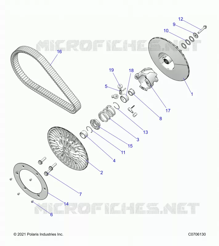 SYSTÃˆME DE TRANSMISSION, SECONDARY CLUTCH