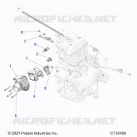 ENGINE, CORPS DE PAPILON AND FUEL RAIL
