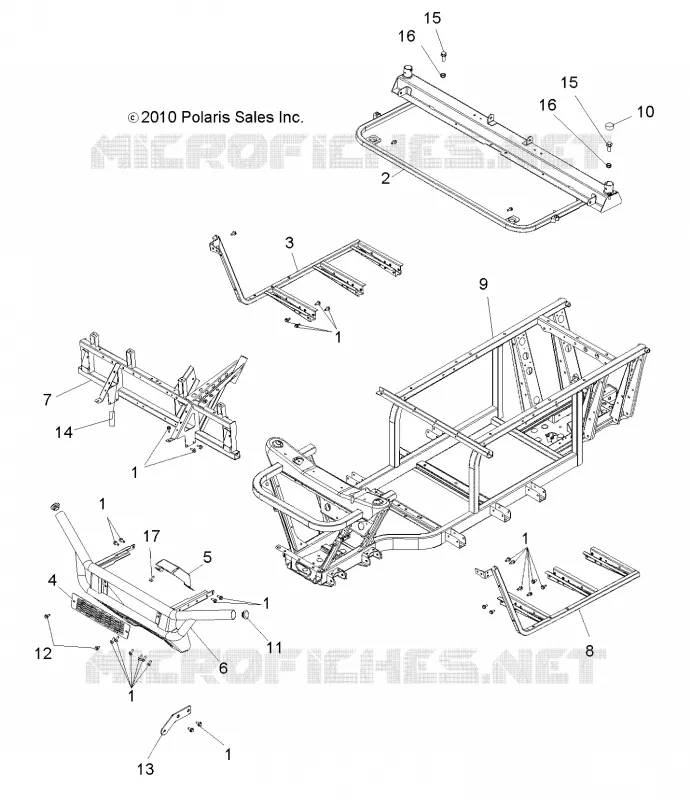 CHASSIS, CADRE AND FRONT BUMPER