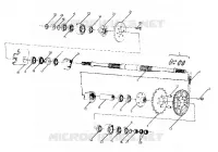 ARBRE DE TRANSMISSION INTERMEDIAIRE BIG  BOSS 4X6 (4919801980025A)