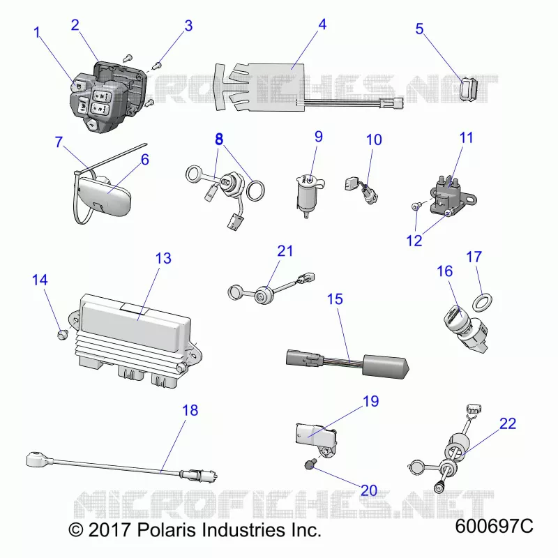 ELECTRICITE, SWITCHES, SENSORS AND COMPONENTS