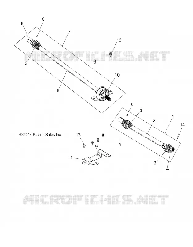 DRIVE TRAIN, ARBRE DE TRANSMISSION AVANT