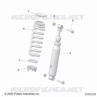 SUSPENSION, AMORTISSEUR AVANT MOUNTING