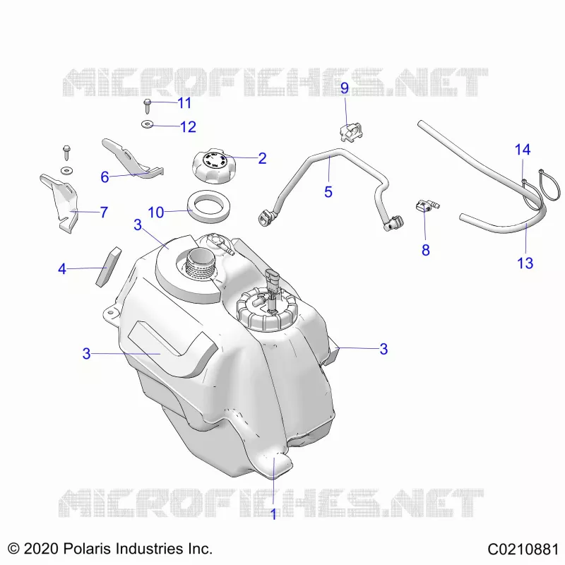 SYSTÃˆME D'ALIMENTATION, FUEL TANK ASM.