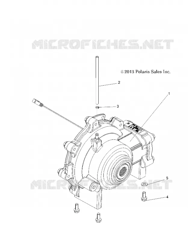 SYSTÈME DE TRANSMISSION, FRONT GEARCASE