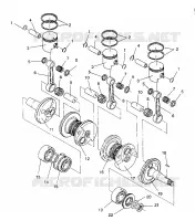 PISTON ET VILEBREQUIN RXL / 0930768 AND RXL SKS / 0930568 (4922992299032A)