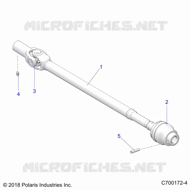 SYSTÃˆME DE TRANSMISSION, FRONT PROP SHAFT